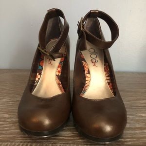 Diba girl brown heels
